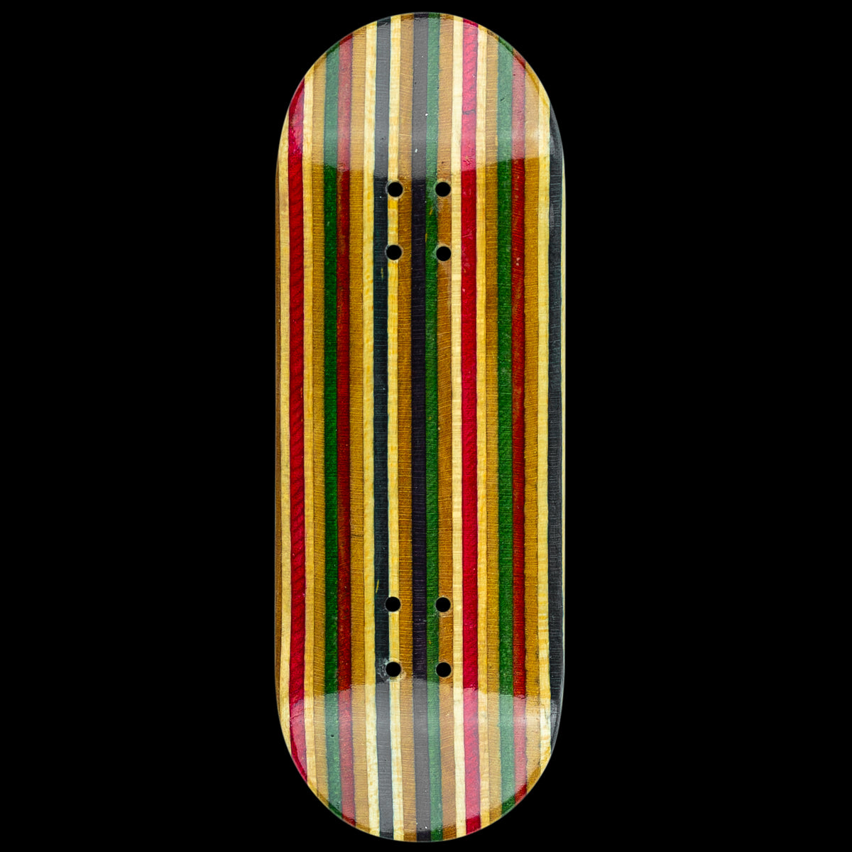 Recycled Fingerboard Deck - Durable Skateboard Mini Deck for Finger Tricks | Perfect for Beginners & Pros - Practice Anywhere, Anytime