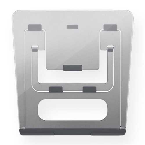 Adjustable Aluminum Laptop Stand for 17-inch Notebooks & Tablets - Ergonomic Portable Desk Holder for Home, Office, and Travel Use