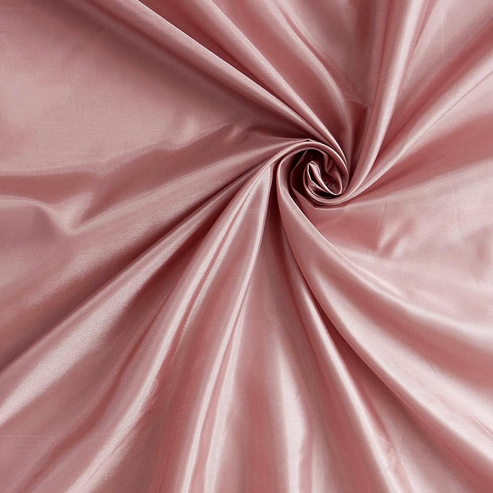 Luxury Dusty Rose & Mauve Satin Fabric Roll - 40 Yards (1 Piece) - Premium Wedding, Event & DIY Craft Material - Perfect for Draping, Table Runners, Bridesmaid Dresses & Home Decor