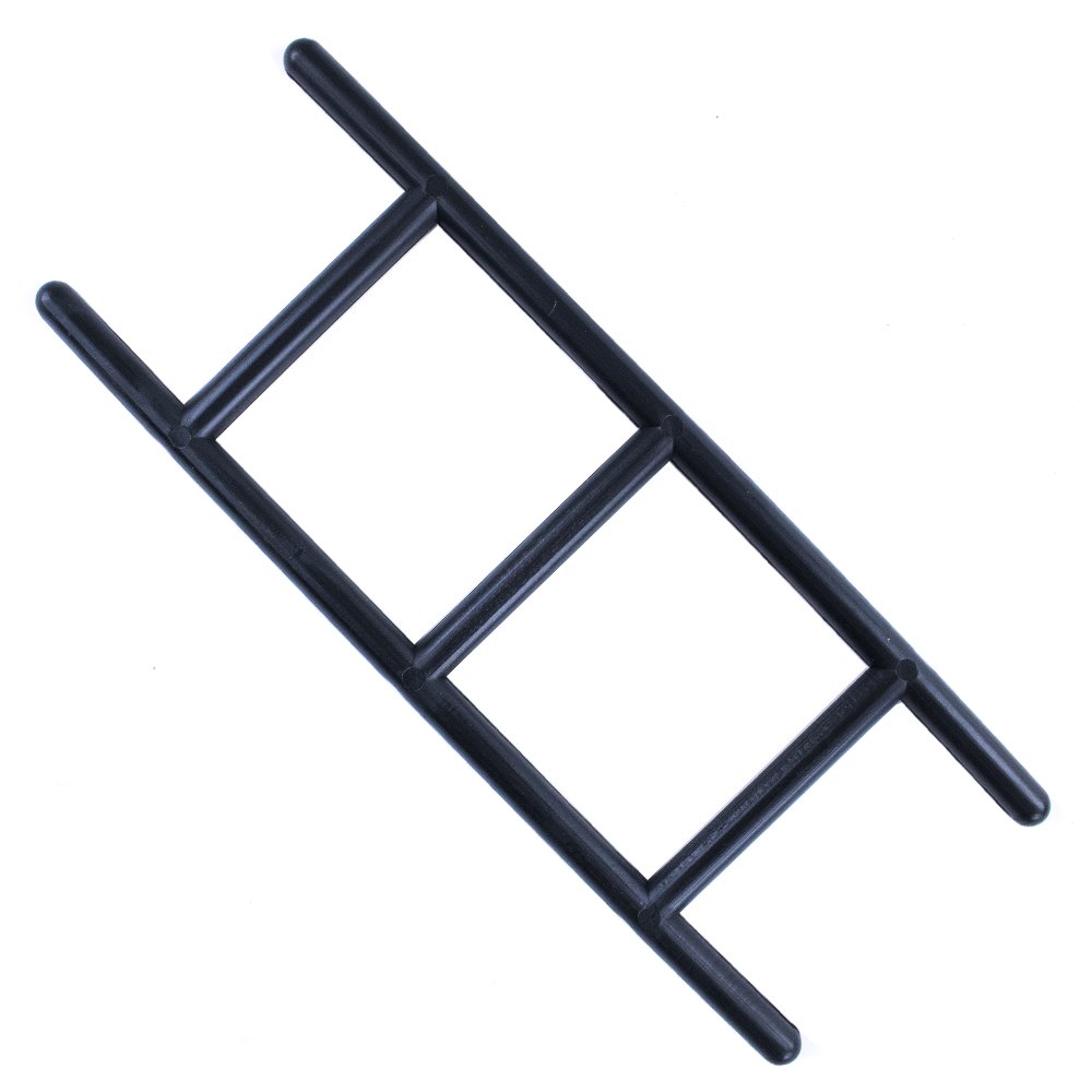 West Coast Paracord Plastic Ladder Winder Cord Storage Organizer - 5 Pack Black | Paracord Winder for Camping, Hiking & Survival Gear Organization | Compact Cord Winder for Outdoor Enthusiasts