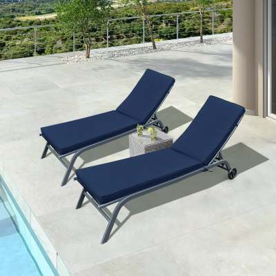 A Day of Relaxation with Our Outdoor Lounge Chair Cushion Set
