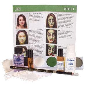 Mehron Witch Character Kit - Professional Halloween Makeup Set for Costumes & Cosplay - Perfect for Halloween, Theatrical Performances, and Fantasy Events