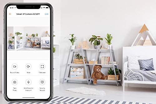Orvibo SC10W Smart Security Camera - 1080P HD Night Vision, 2-Way Audio, Motion Detection, Indoor Wireless WiFi Camera for Home & Baby Monitor (1 Pack) - Perfect for Home Security, Pet Monitoring & Baby Care
