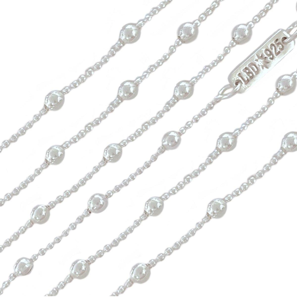 Laihas Prestige Bauble Sterling Silver Choker Necklace for Women - Elegant Layered Jewelry Gift for Birthday, Anniversary & Special Occasions
