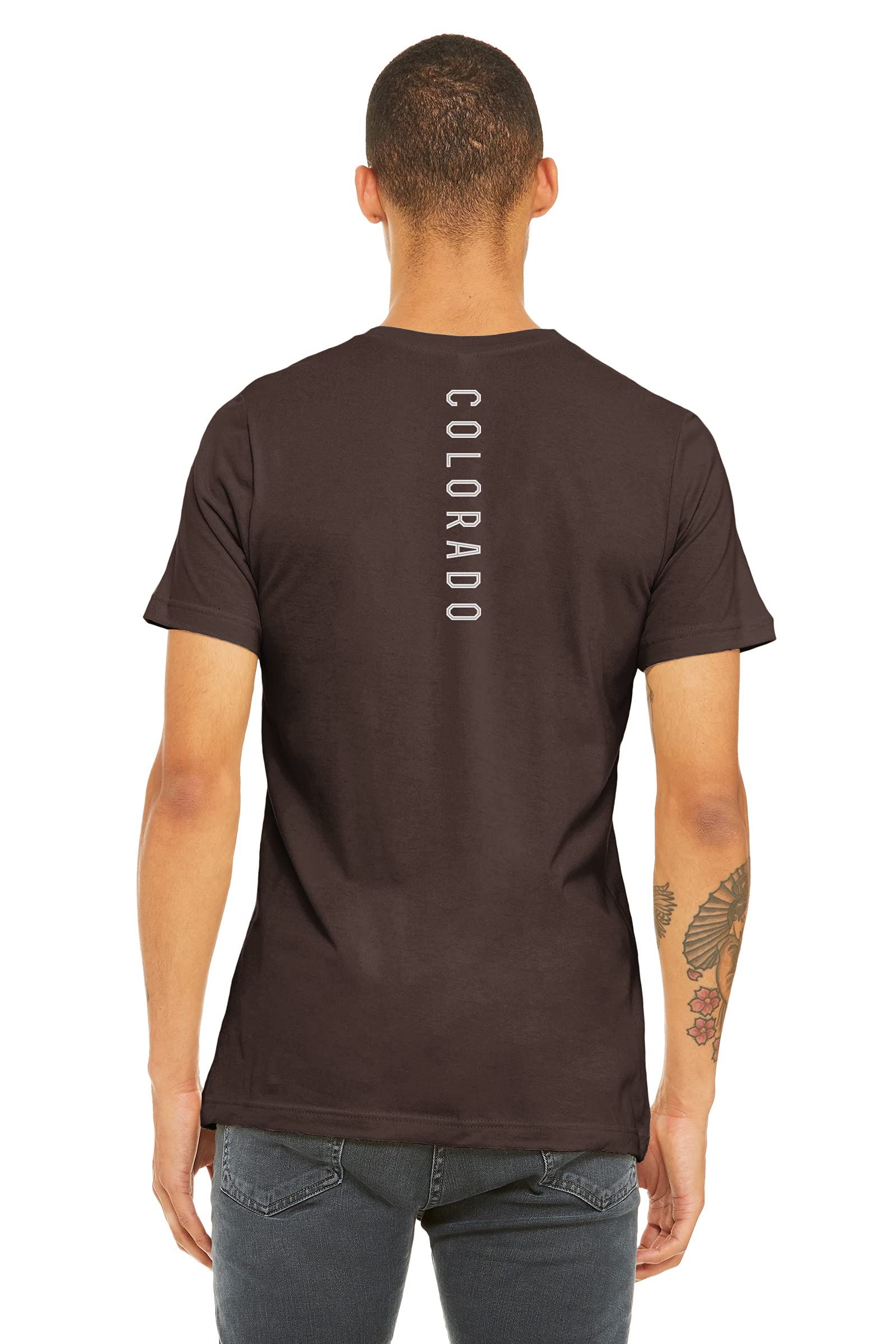 Daxton Adult Unisex T-Shirt - Colorado Script & Vertical Design on Back | Casual Wear, Street Style & Everyday Comfort for Men & Women