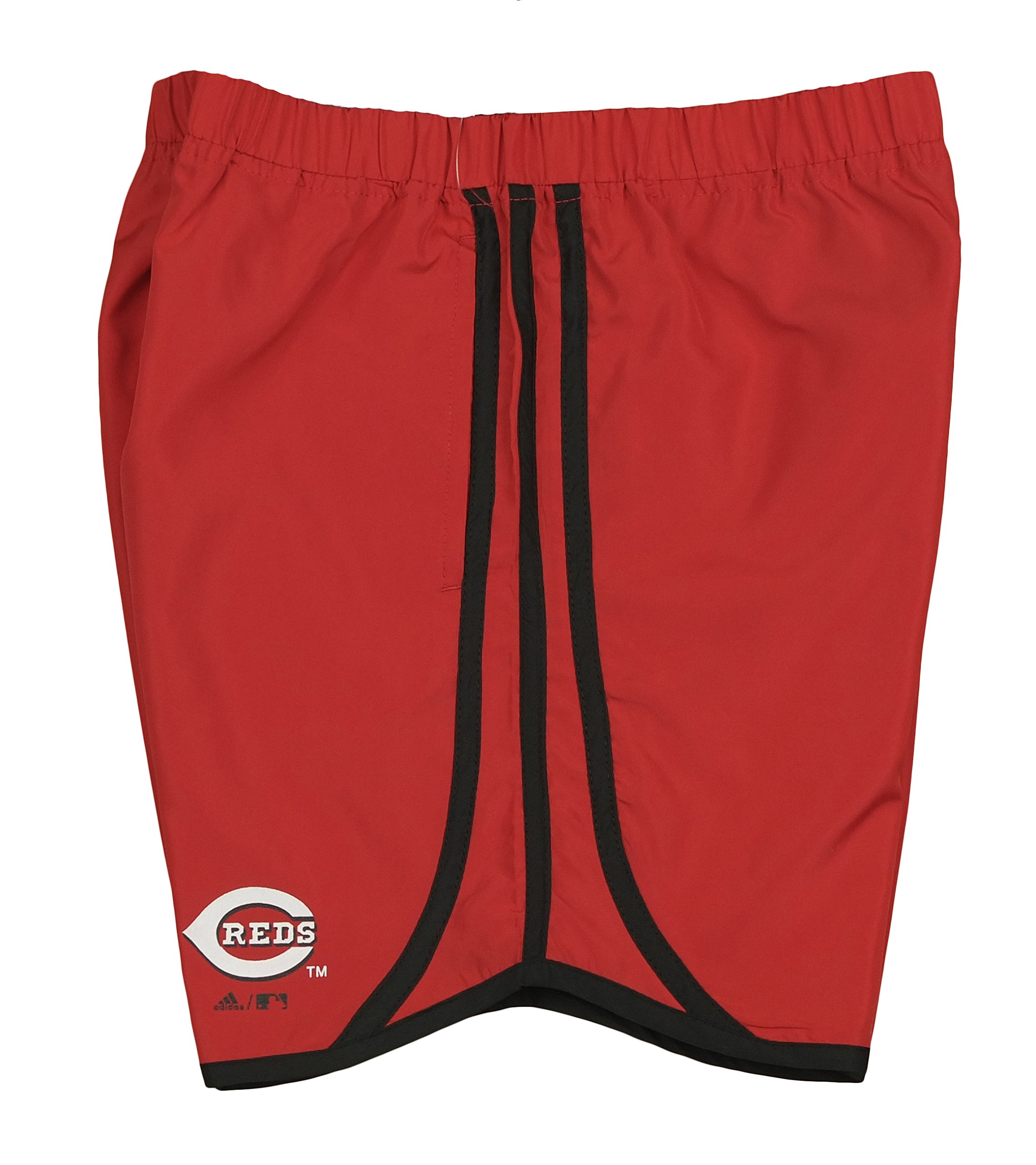 Adidas Cincinnati Reds MLB Big Girls Lightweight Charger Shorts - Red, Size Large (14) | Comfortable Baseball Shorts for Girls, Perfect for Games, Practice & Casual Wear