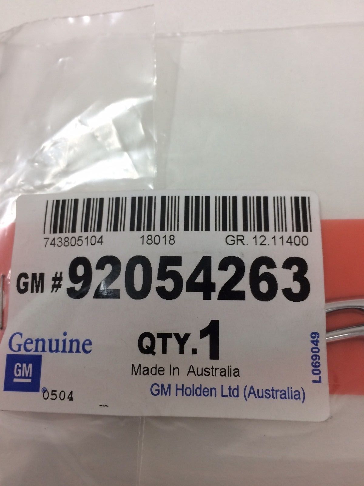 Genuine Holden VT VX 1997-2002 Rear Door Calais Emblem Set of 2 - Perfect for Car Restoration & Customization Projects