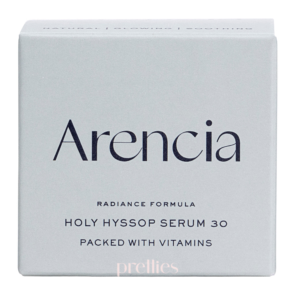 Arencia Holy Hyssop Serum - 30ml/50g Anti-Aging Face Serum with Natural Ingredients for Glowing Skin | Perfect for Night Routine & Daily Skincare Regimen