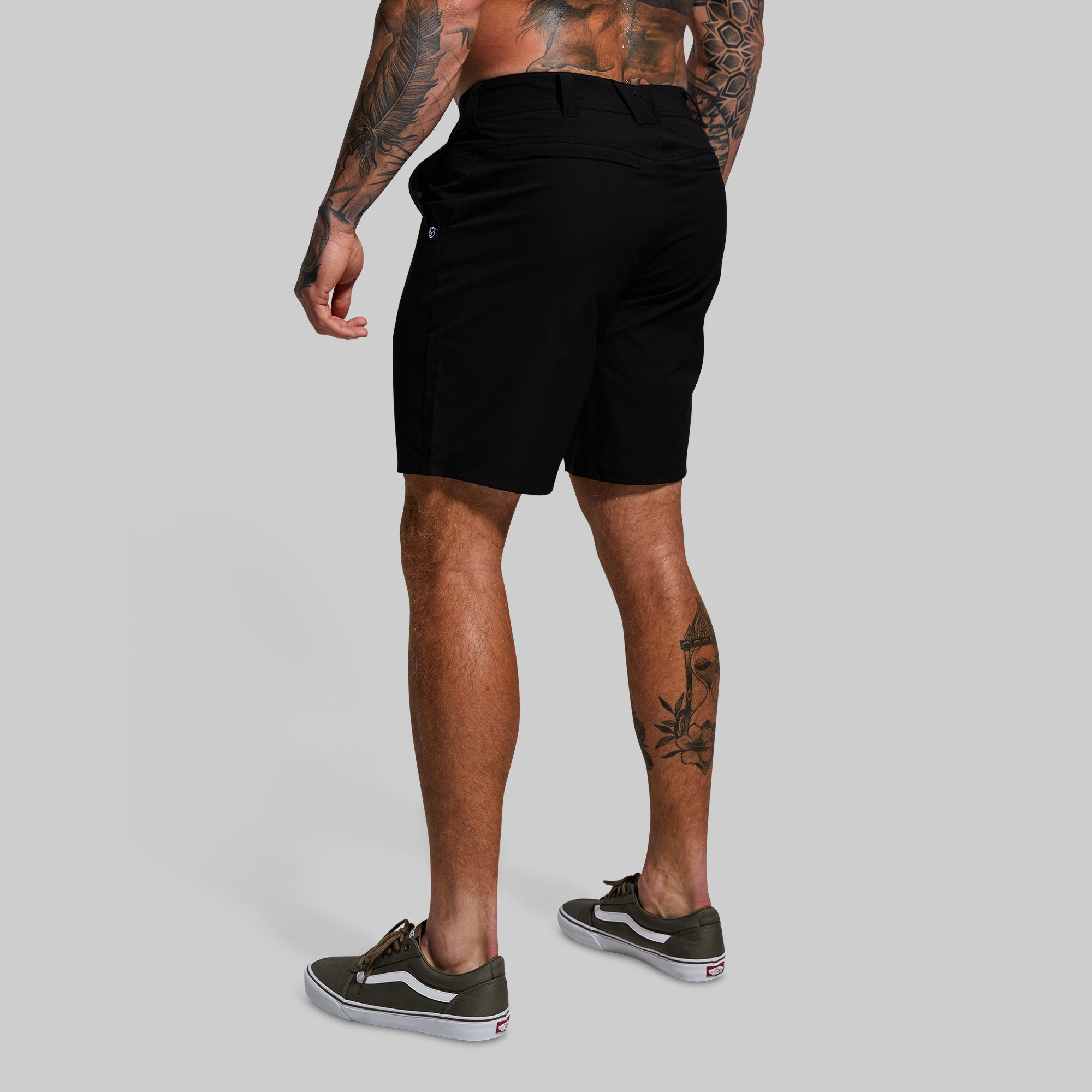 Delta Short 9 (Black) - Lightweight Running Shorts for Men, Quick-Dry Athletic Gym Shorts with Pockets - Perfect for Jogging, Workouts & Outdoor Activities
