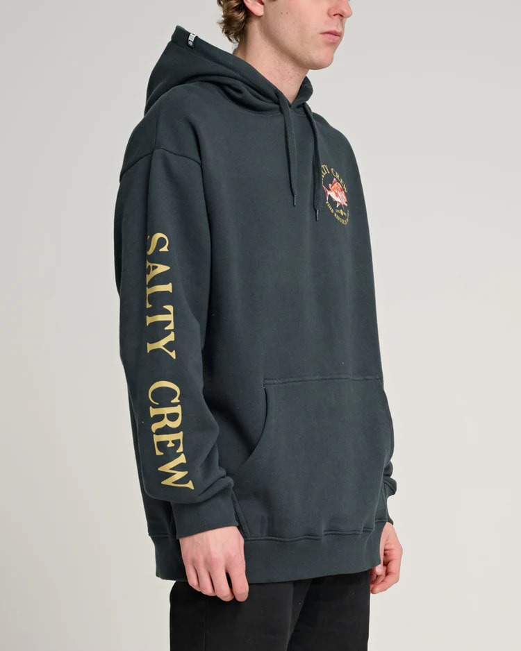Salty Crew Snap Attack Pigment Hood - Men's Pullover Hoodie for Surfing, Fishing & Outdoor Activities | Comfortable & Stylish Casual Wear