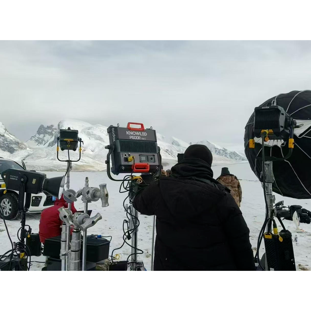 KNOWLED MG2400Bi K2 Bi-Color COB LED Studio Light Kit with Flight Case - Perfect for Cine Broadcasting, Photography, and Video Production