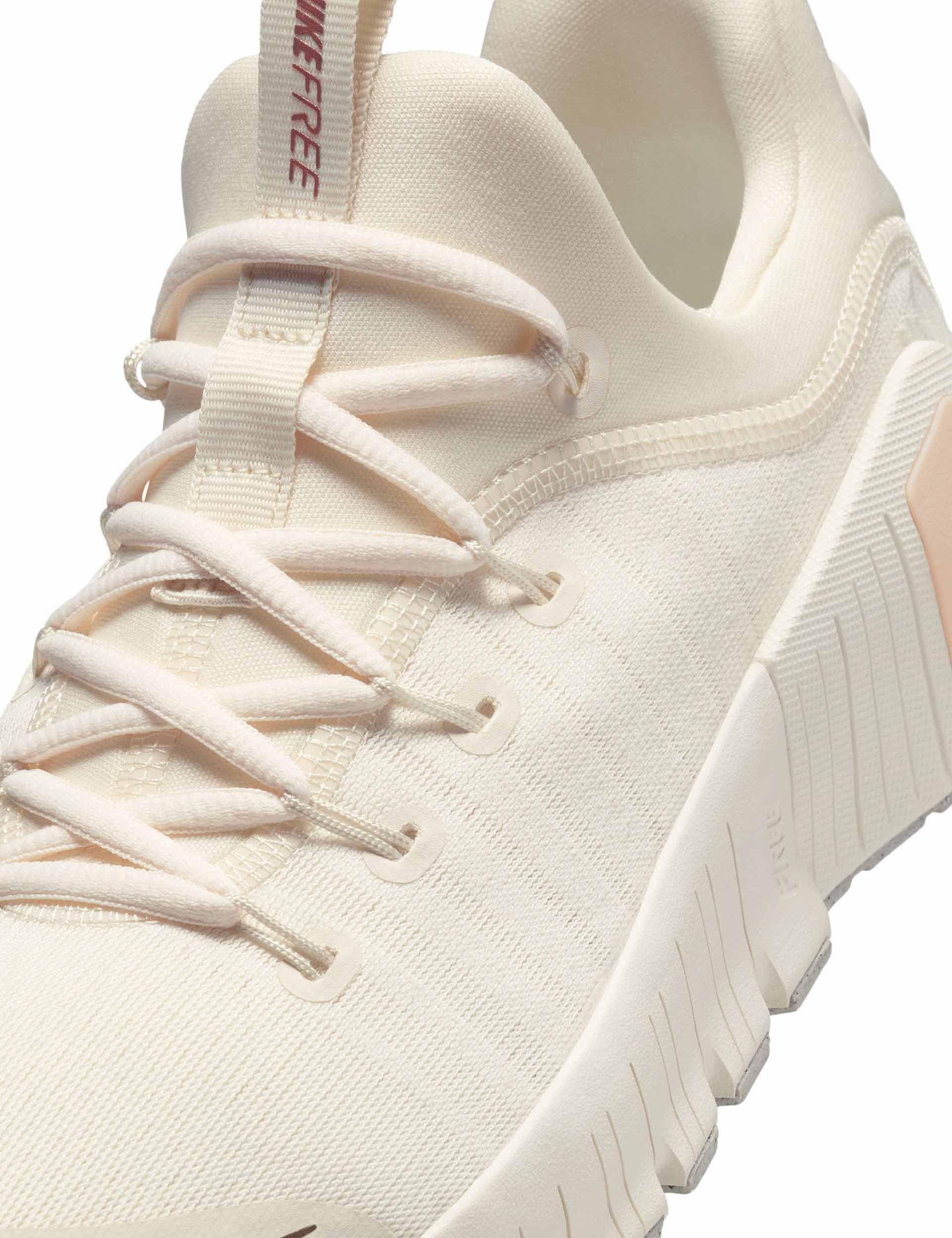 Nike Free Metcon 6 Training Shoes - Pale Ivory/Guava Ice/Sail/Metallic Red Bronze | CrossFit, Gym & Weightlifting Workouts for Men & Women