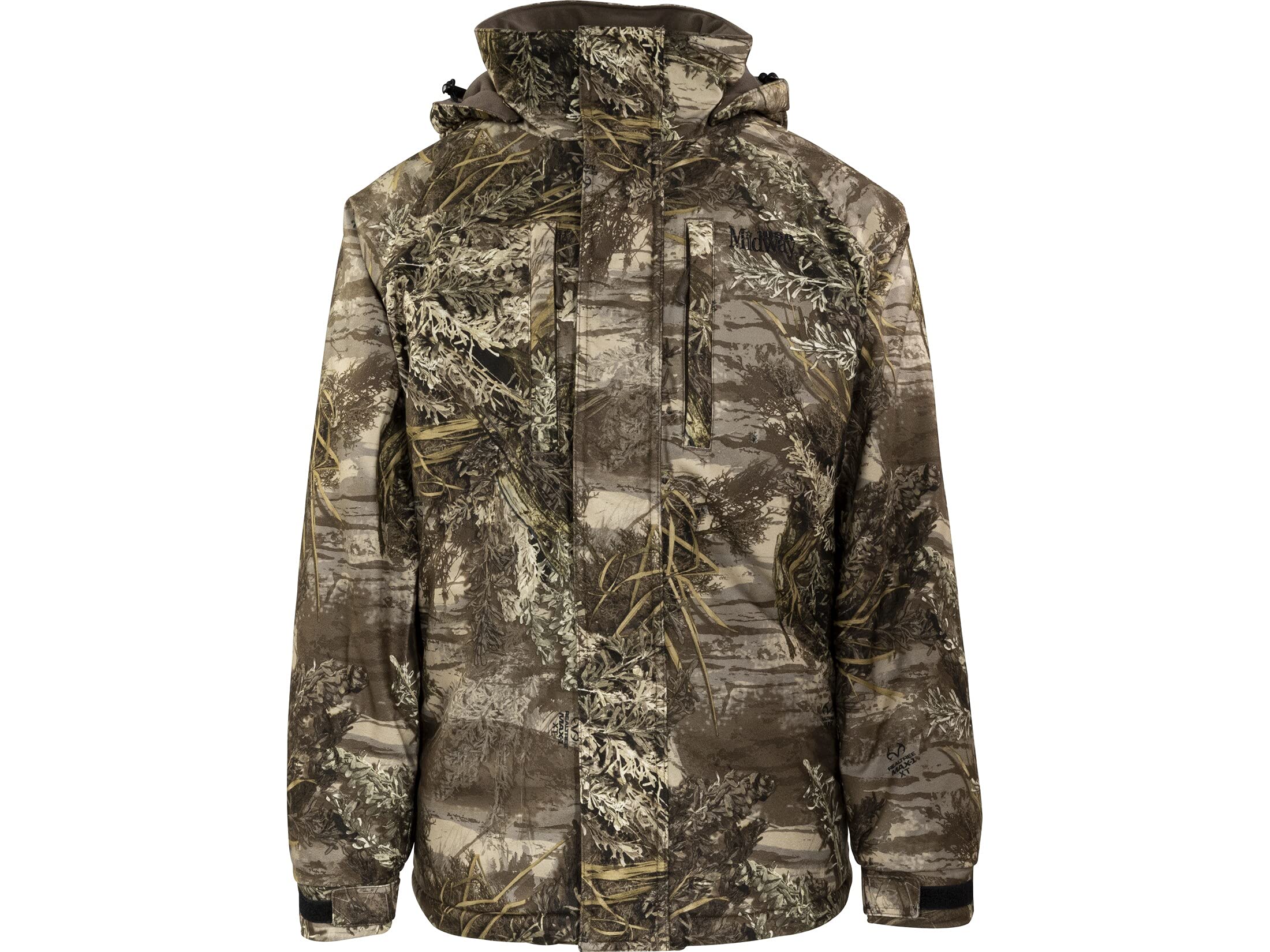 Men's Waterproof Winter Parka with Elk Fork Design - Warm Insulated Jacket for Outdoor Hiking & Snow Activities