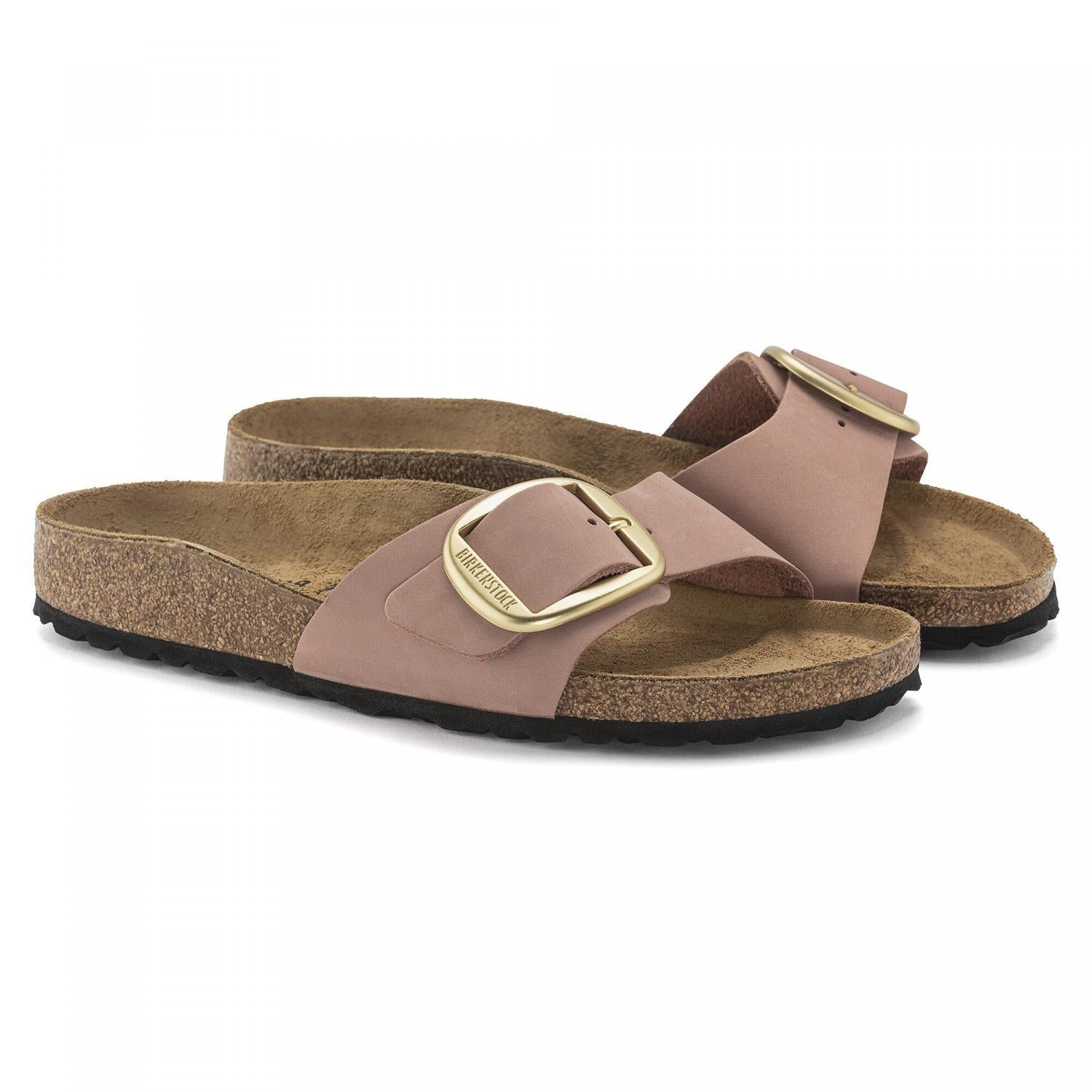 Madrid Big Buckle Sandals for Women - Comfortable Summer Slide Sandals with Adjustable Buckle | Perfect for Beach, Vacation & Casual Outfits