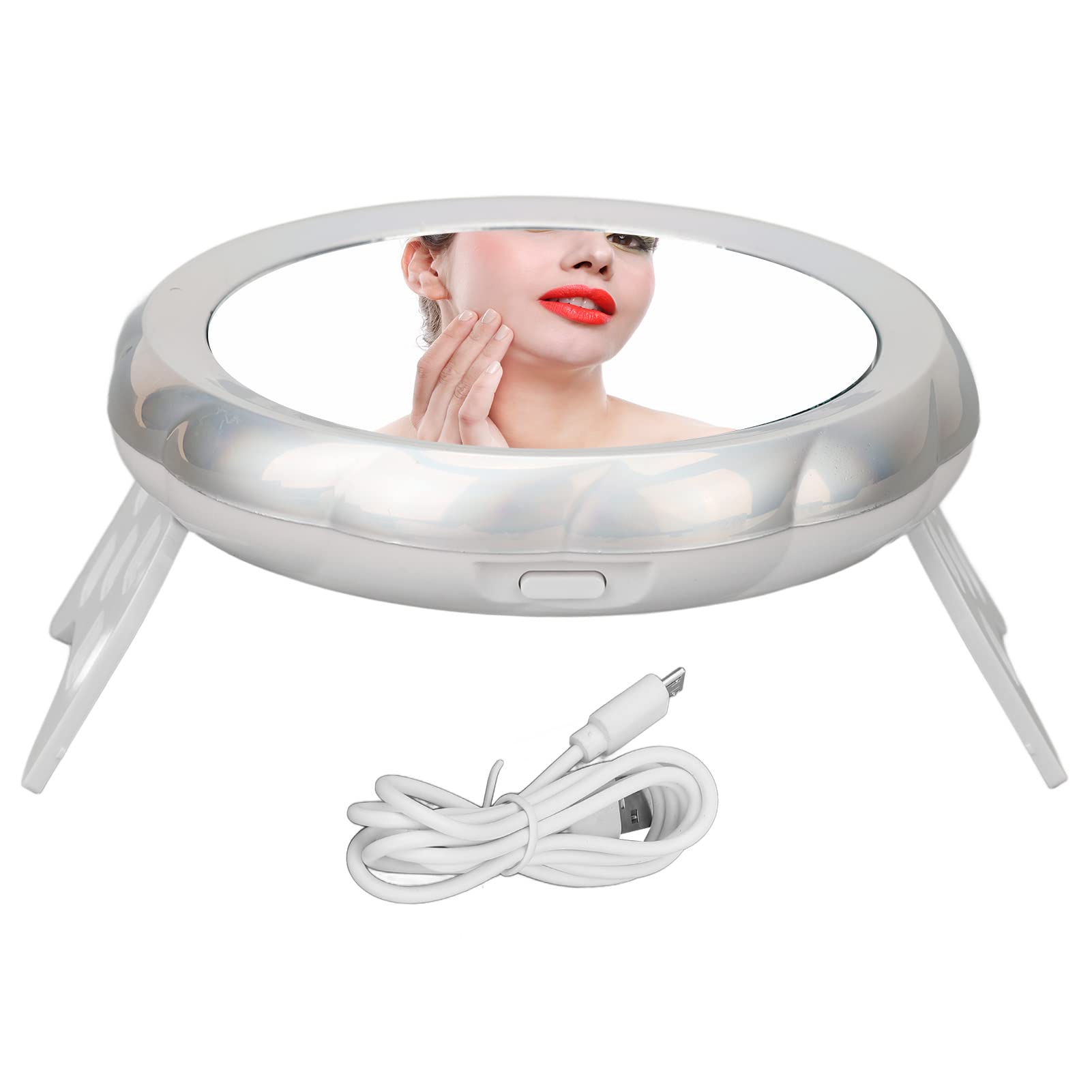 Professional 18W UV Gel Nail Lamp - Portable Quick Dry LED Nail Art Light with 18 LED Chips & Mirror, 2 Speed Settings for Home Salon & DIY Manicure/Pedicure - Perfect for Nail Extensions, Gel Polish Curing & Nail Art Designs