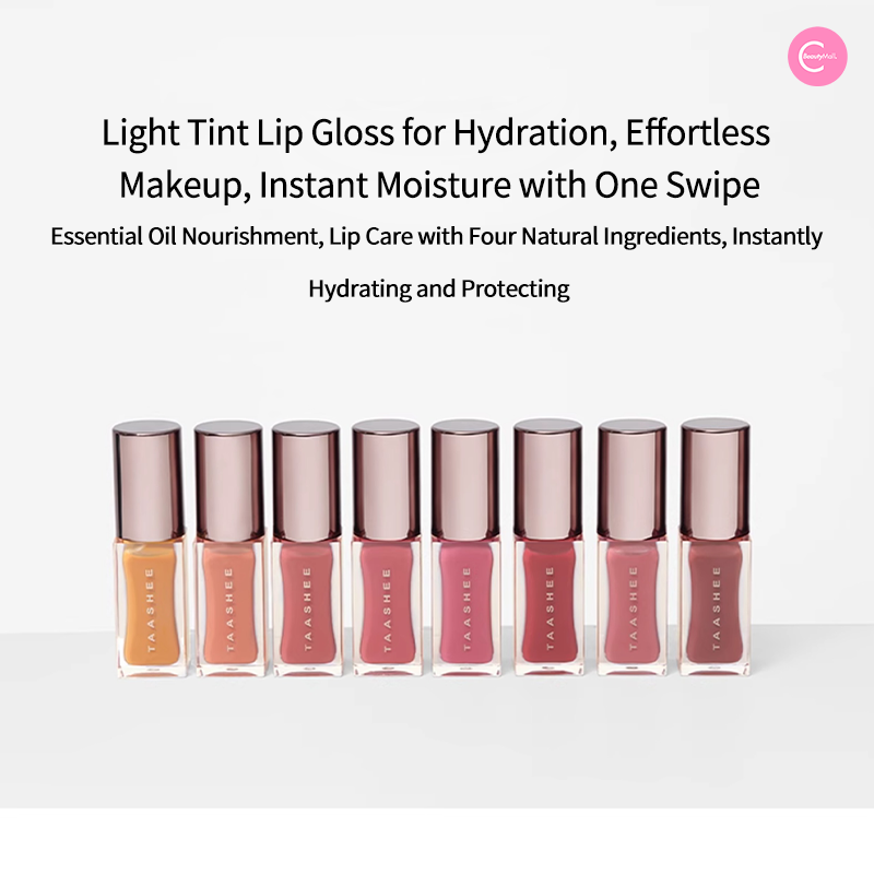 TAASHEE Lip Gloss - Hydrating Shine & Moisturizing Lip Glaze with Vitamin E - Perfect for Daily Wear, Date Night & Special Occasions