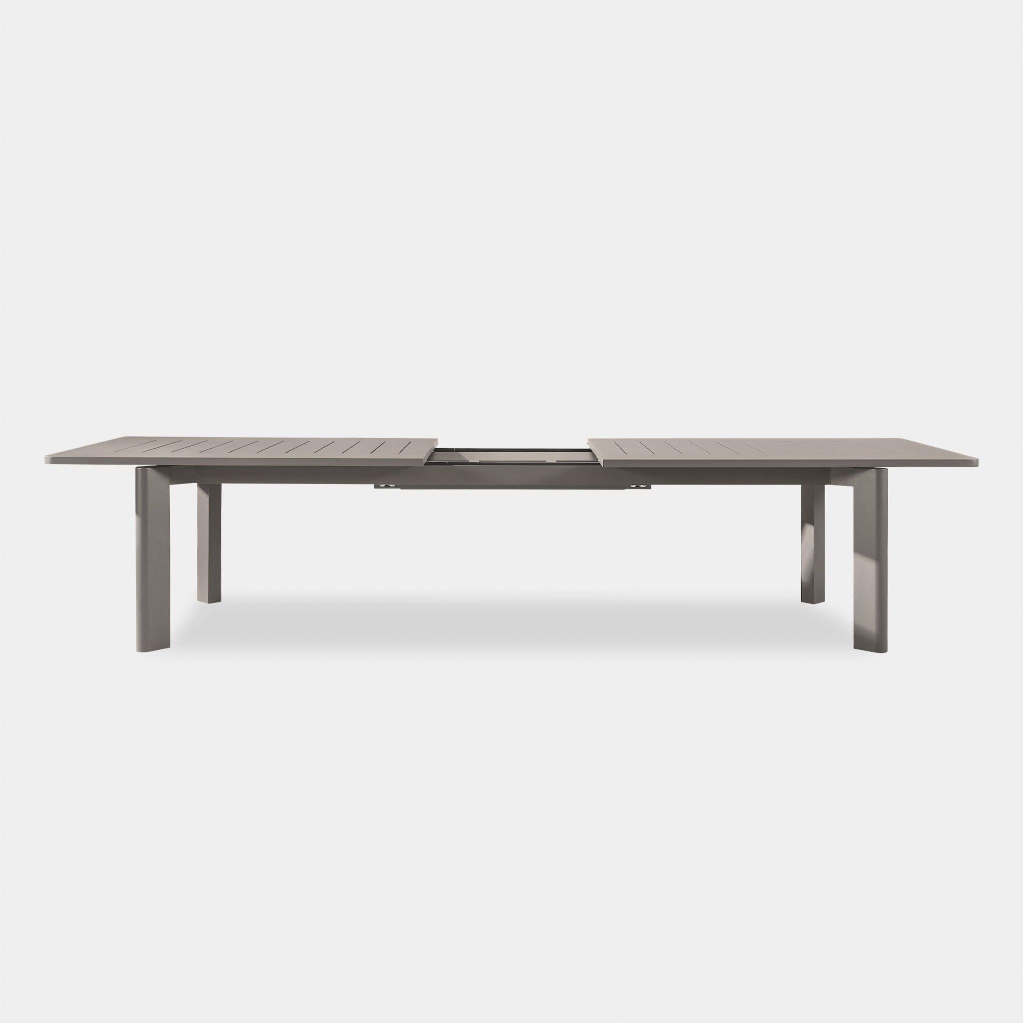 Byron Aluminum Extendable Dining Table - Modern & Durable for Indoor/Outdoor Use | Perfect for Patio, Garden, or Small Space Dining