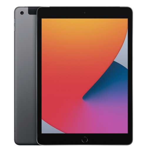Apple iPad 8th Generation (2020) 10.2-inch 32GB Space Gray - WiFi + Cellular Tablet for Work, School & Entertainment
