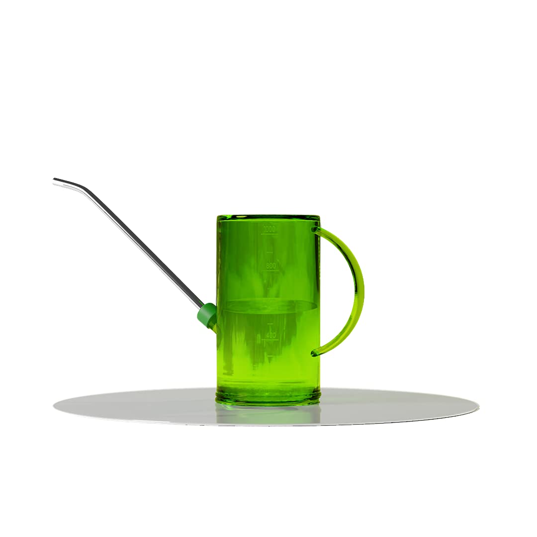 Long Spout Plastic Watering Can for Indoor Plants with Clear Measurable Scale & Detachable Spout – Perfect for Small Hanging Plants, Houseplants, Succulents, Flowers & Outdoor Gardening – Ideal for Precise Watering in Greenhouses, Balconies & Home Gardens