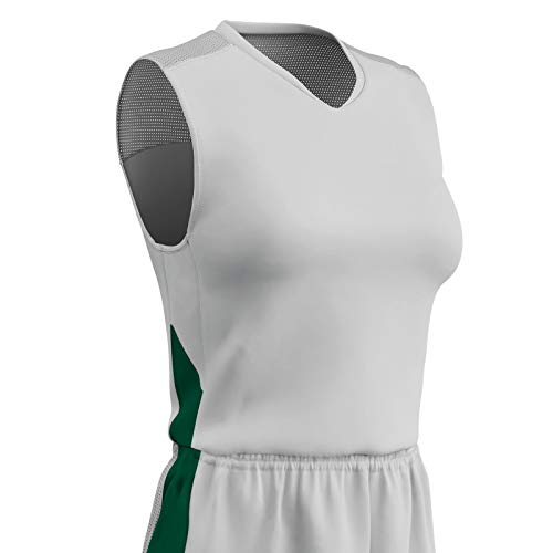 White, Forest Green