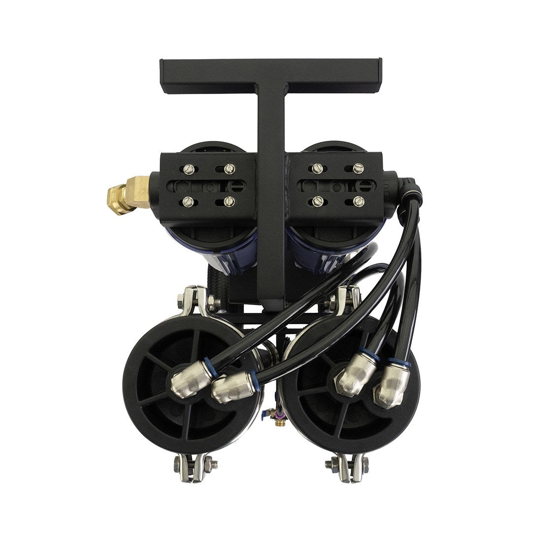 Premium PWP Double RO/DI Water Filtration System for Aquariums, Hydroponics & Home Brewing - High Efficiency Reverse Osmosis Deionization Unit