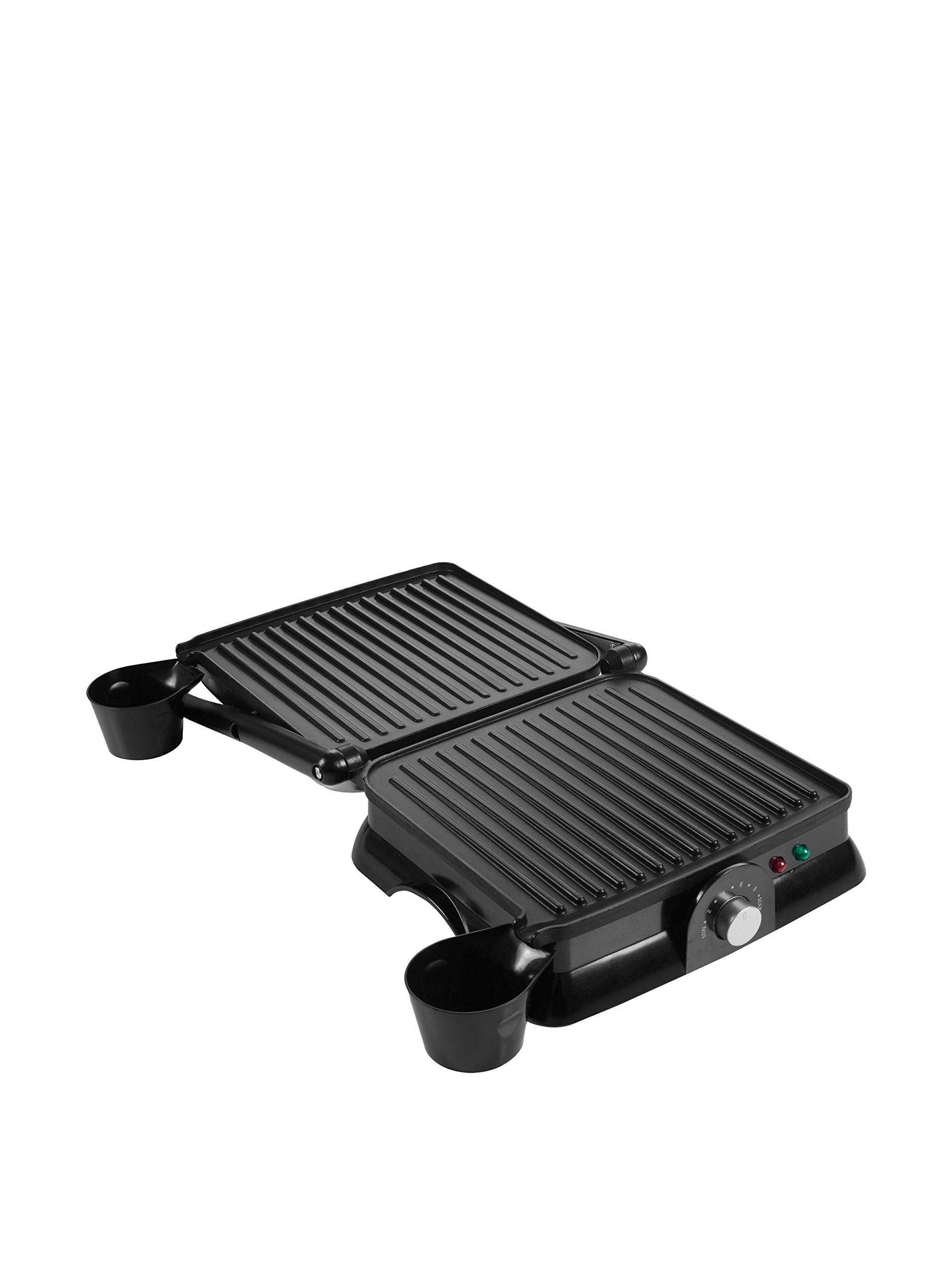 Chef Buddy Electric Panini Press Grill - Nonstick Plates for Indoor Grilling, Gourmet Sandwiches, Waffles & More | Perfect for Home, Office & Camping Use