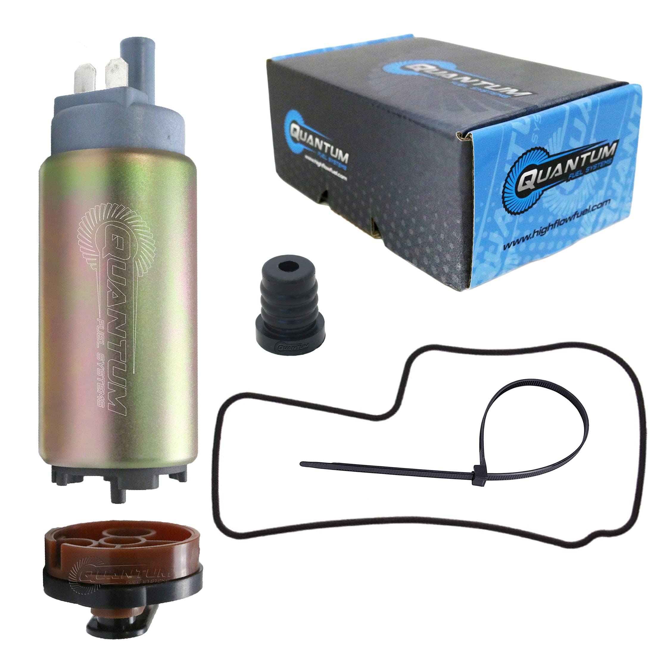 QFS OEM Marine Fuel Pump Replacement for Mercury 20HP-60HP 4-Stroke Outboard Motors (2002-2012) - Includes Filter, Strainer, Tank Seal Gasket & Grommet - Compatible with OEM 892267A51 - Perfect for Boat Engine Maintenance & Marine Repairs