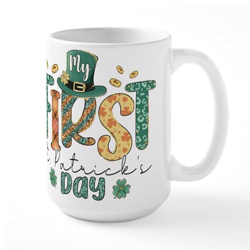White - My First St Patrick'S Day Mugs