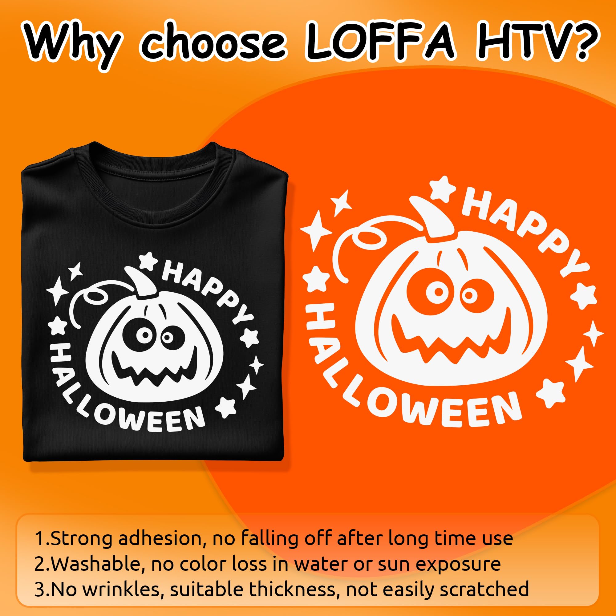 Premium White Heat Transfer Vinyl (HTV) - 12