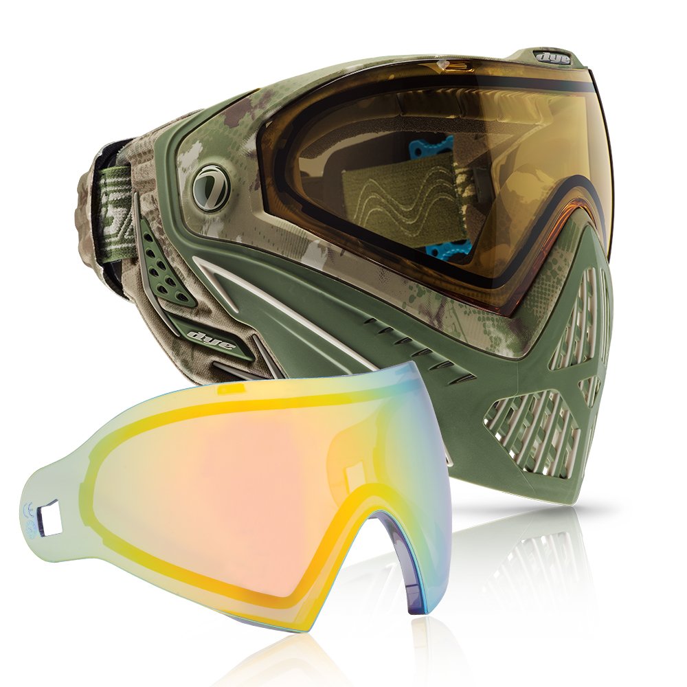 Dye i5 Paintball Goggles with Thermal Lens - DyeCam i5 Northern Lights Combo for Outdoor Paintball Games and Tournaments