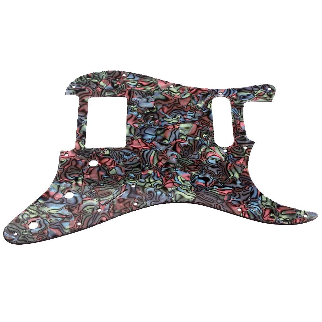 ST Electric Guitar Pickguard - Unique Shell Pattern Replacement Part for Fender Stratocaster Style Guitars | Perfect for Upgrades, Repairs & Custom Builds