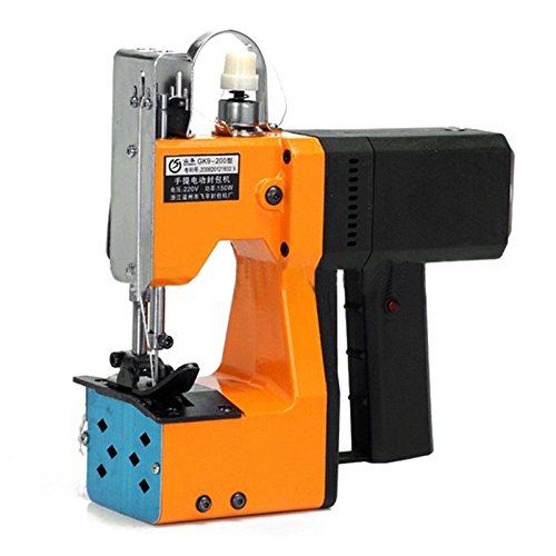 220V Portable Electric Bag Sealing Machine - Woven & Knitted Bag Stitcher for Snakeskin, Sack, Paper & Plastic Bags | Ideal for Packaging, Shipping & Industrial Use
