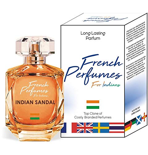 Premium Indian Sandalwood Perfume Spray for Men & Women - Long Lasting Unisex Fragrance in Luxury Crystal Glass Bottle | Perfect for Daily Wear, Special Occasions & Gifts