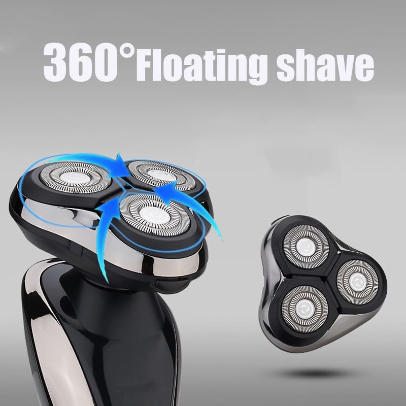 Best Electric Head Shaver for Men - Rechargeable USB Shaving Machine & Beard Trimmer for Smooth Bald Look - Perfect for Travel, Gym & Daily Grooming
