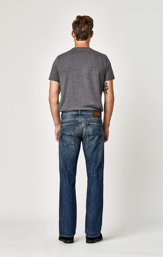 Mavi Josh Men's Bootcut Jeans - Regular Rise, Classic Fit Denim Pants for Casual Wear & Everyday Comfort