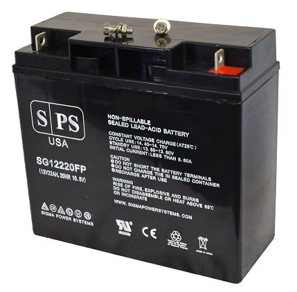SPS Brand Replacement Battery for Mongoose Pro Fusion Scooter - 12V 22AH Sealed Lead Acid Battery (2 Pack) - Perfect for Electric Scooters, Mobility Scooters & Power Wheelchairs - Long Lasting Power Solution