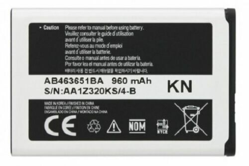 Original Samsung AB463651BA Replacement Battery for SCH R450, SCH R560, SGH T739, SPH M540 Rant - Long-Lasting Power for Your Mobile Devices | Perfect for Travel, Work & Everyday Use