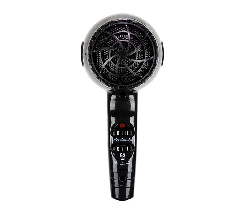 Professional 1900W Nano Lite Pro Hair Dryer - Fast Drying, Lightweight & Quiet - Perfect for Home, Salon & Travel - Black