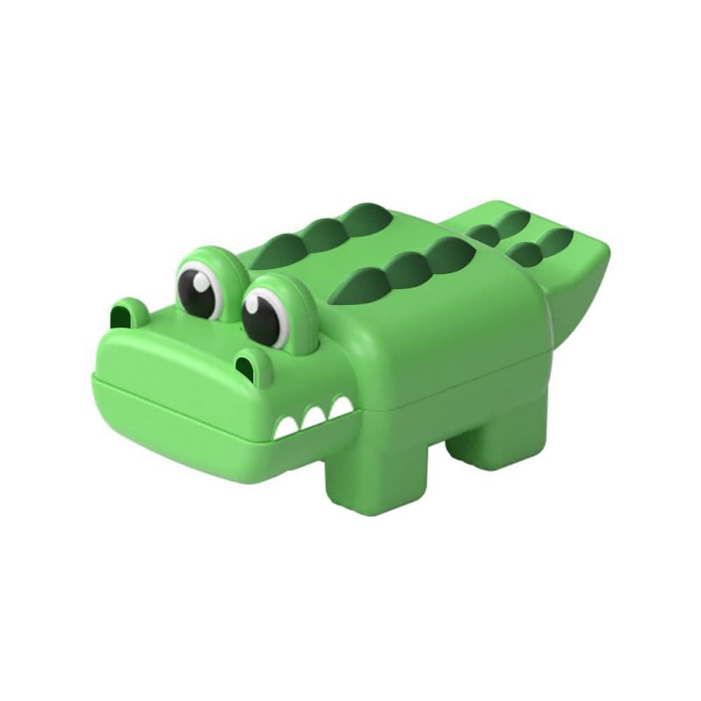 Wind-Up Crocodile Bath Toy - Swimming Clockwork Alligator Tub Toy for Kids | Fun Floating Pool & Bathtub Water Play | Durable Green Plastic for Toddlers & Infants