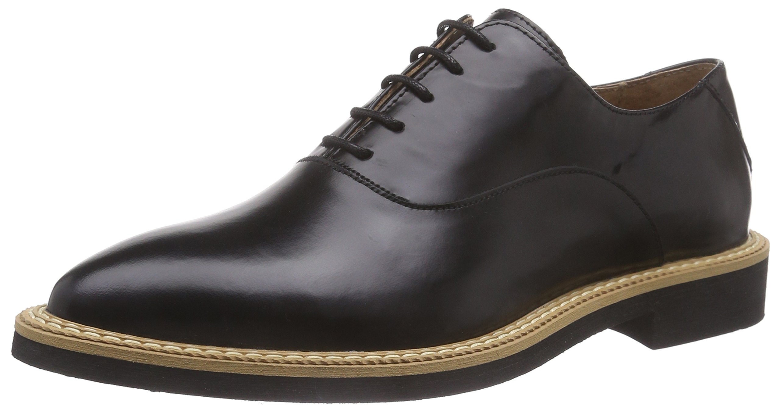 Women's Derby Shoes - Classic Leather Flat Shoes for Women | Comfortable & Stylish Slip-On Loafers for Work, Office & Casual Wear
