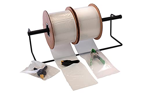 750 Clear 4 Mil 6x8 Inch Pre-Opened Auto Fill Poly Bags on Roll - Laddawn 2700 for Packaging, Shipping & Retail Display (Food Safe, Ecommerce, Small Business Supplies)