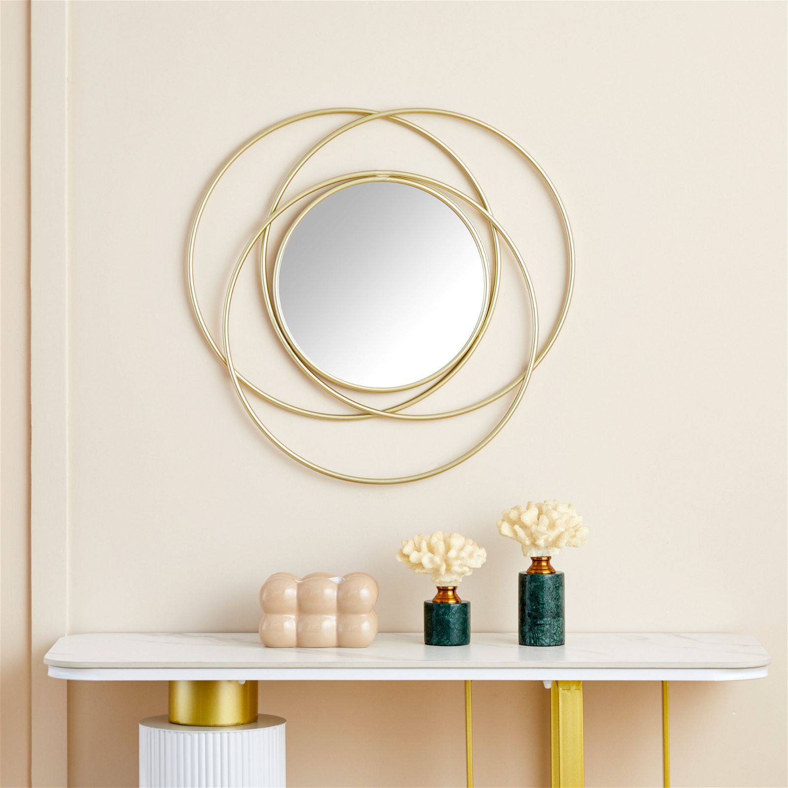 Criterion Ava Mirror 700mm Ellipse Optical Design - Premium Bathroom Vanity Mirror for Modern Home Decor & Makeup Application
