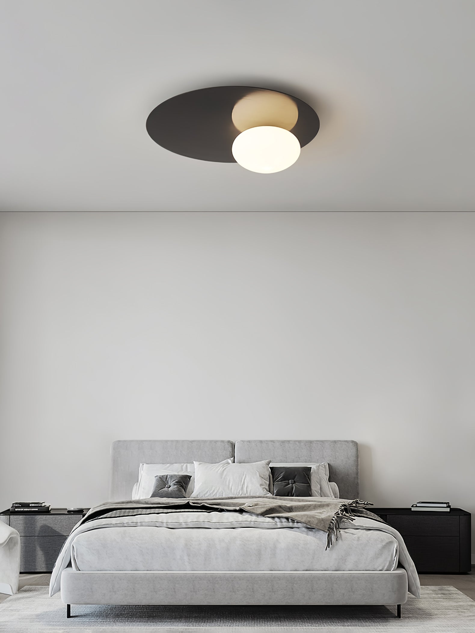 Modern Angled Ceiling Lamp - Adjustable LED Nodes Lighting for Living Room, Bedroom & Office - Dimmable Contemporary Fixture with Energy Saving Bulbs
