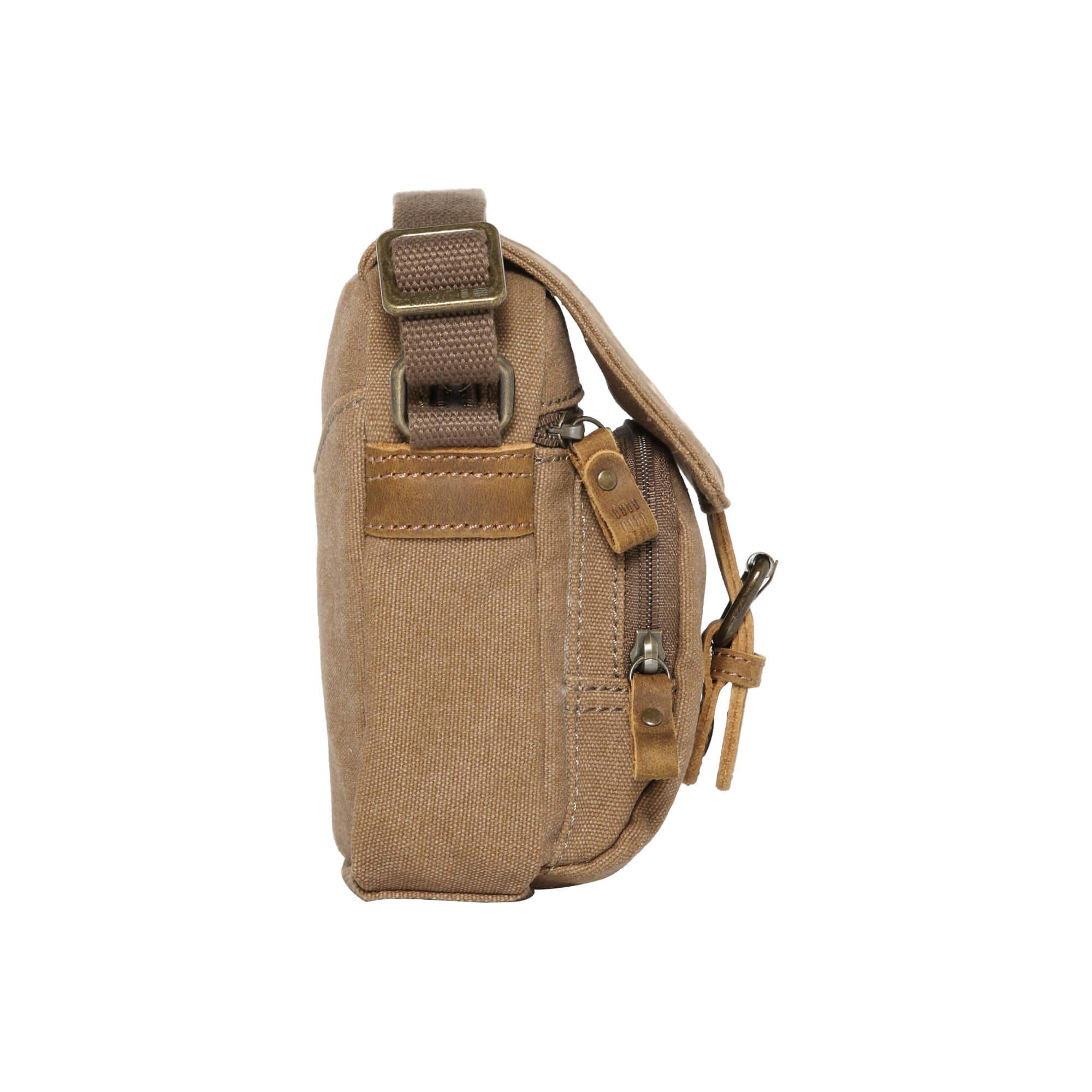 Troop London Classic Canvas Crossbody Bag - Stylish & Durable Shoulder Bag for Men & Women - Perfect for Travel, Work & Everyday Use
