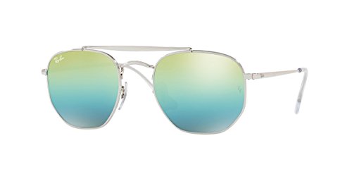 Silver/Green Mirrored Blue