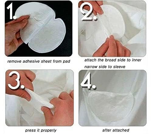 VJML Disposable Underarm Sweat Pads - 20 Pack | Highly Absorbent Cotton Pads | Anti-Allergic, Antibacterial & Odor Control for Men & Women | Perfect for Gym, Work & Daily Activities
