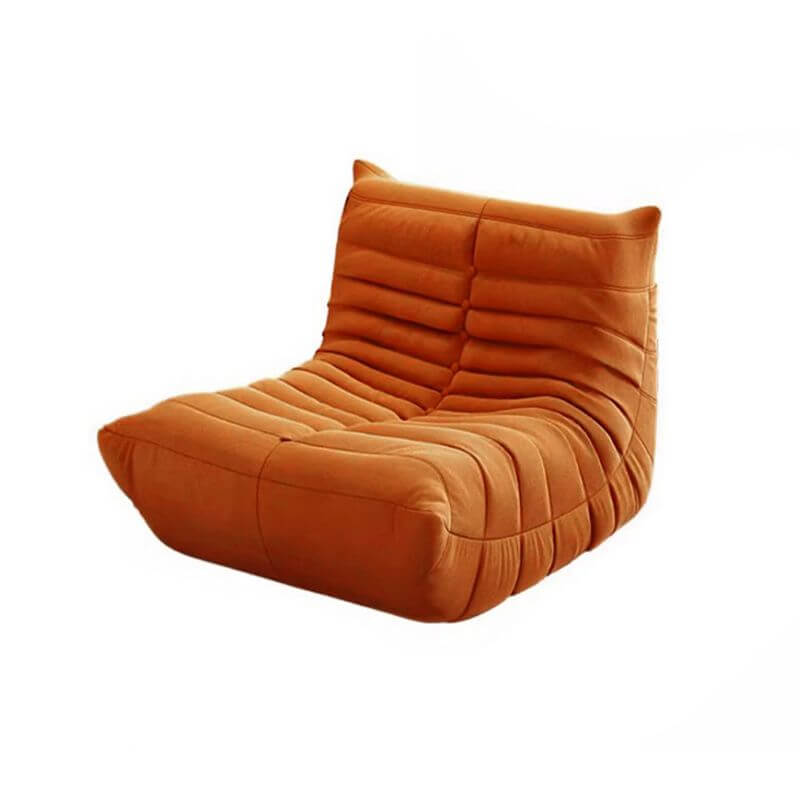 Soft Microfiber Striped Sponge Bean Bag Lounger Chair - Comfortable & Stylish Seating for Women 35-40 - Perfect for Living Room, Bedroom or Dorm Relaxation