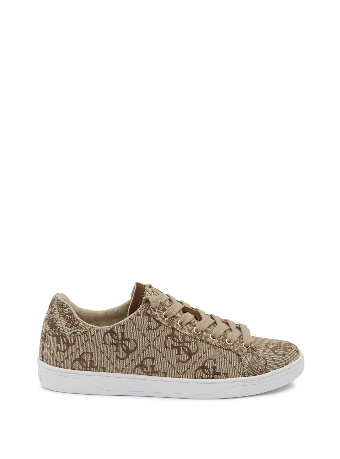 Rosalia Brown Logo Low Top Sneakers - Stylish & Comfortable Casual Shoes for Women | Perfect for Walking, Running & Everyday Wear
