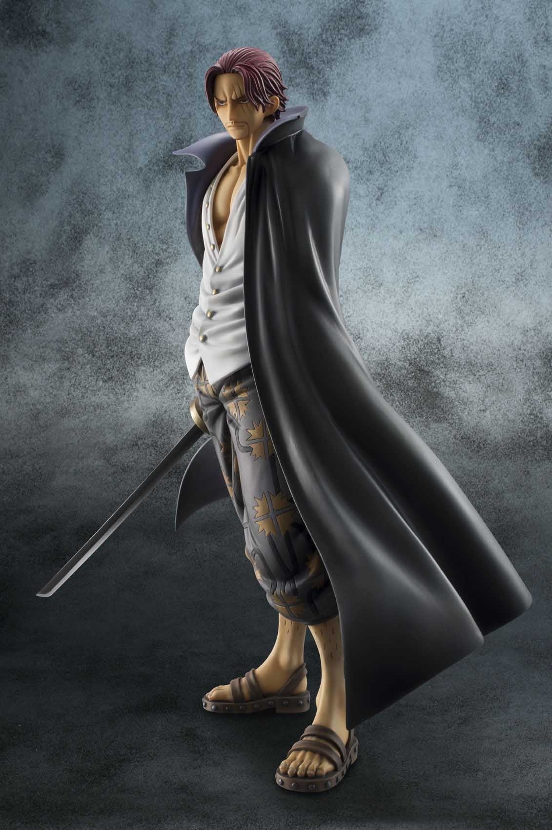 Megahouse One Piece Portrait of Pirates Neo-DX Shanks EX Model PVC Action Figure - Anime Collectible for Display & Gifts