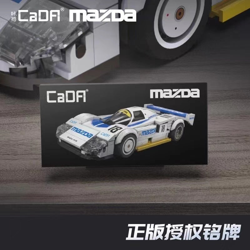 CaDA C55029 MAZDA 787B (#18) 1991 Racing Car Building Blocks Set - Perfect for Collectors, Model Enthusiasts & Racing Fans - Great Gift for Birthdays & Holidays